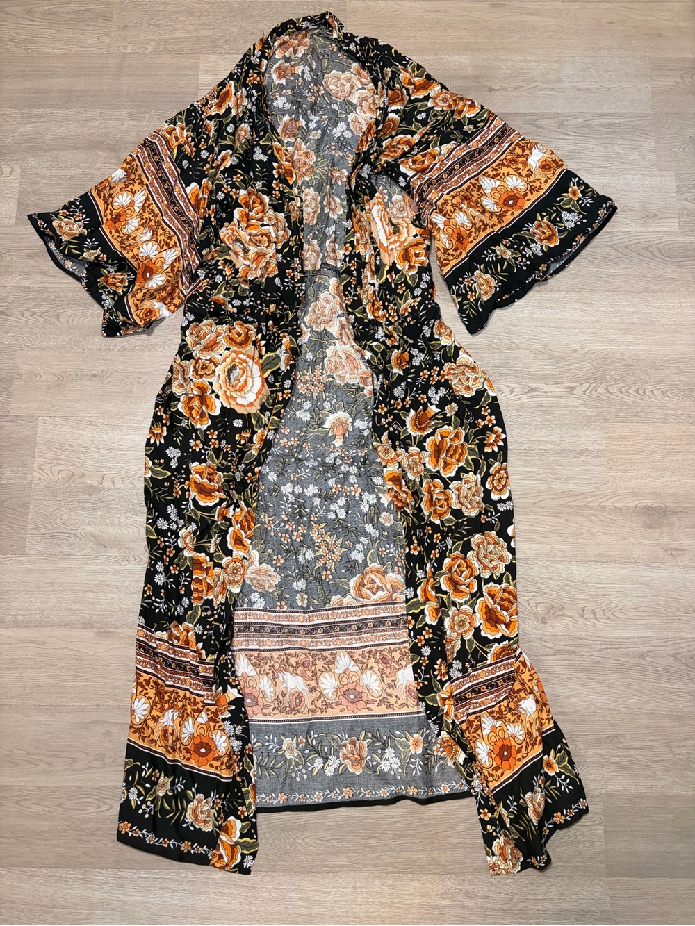 Floral shawl